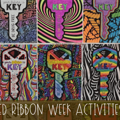 Red Ribbon Week Activities: Free Printable Coloring Contest